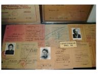 019 legitymacje pracownicze z lat 1945, 1946, 1947